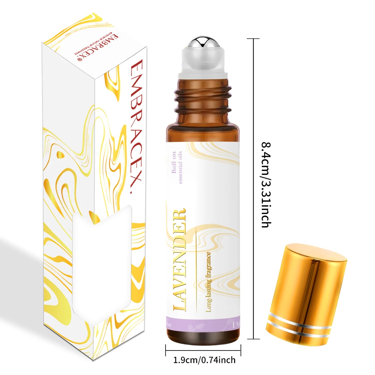 Huile Essentielle Lavande Roll-On – Relaxation & Bien-être – 10 ml