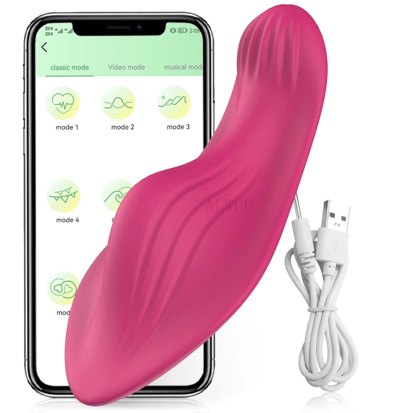 Vibromasseur connecté discret – contrôle à distance via application