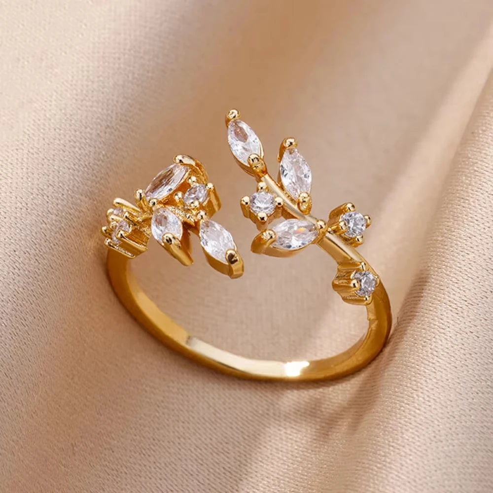 Bague Élégance Dorée – Éclat Intemporel
