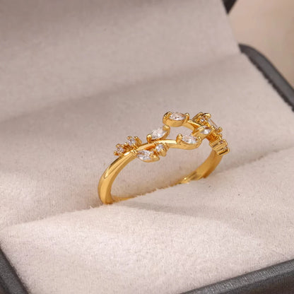 Bague Élégance Dorée – Éclat Intemporel