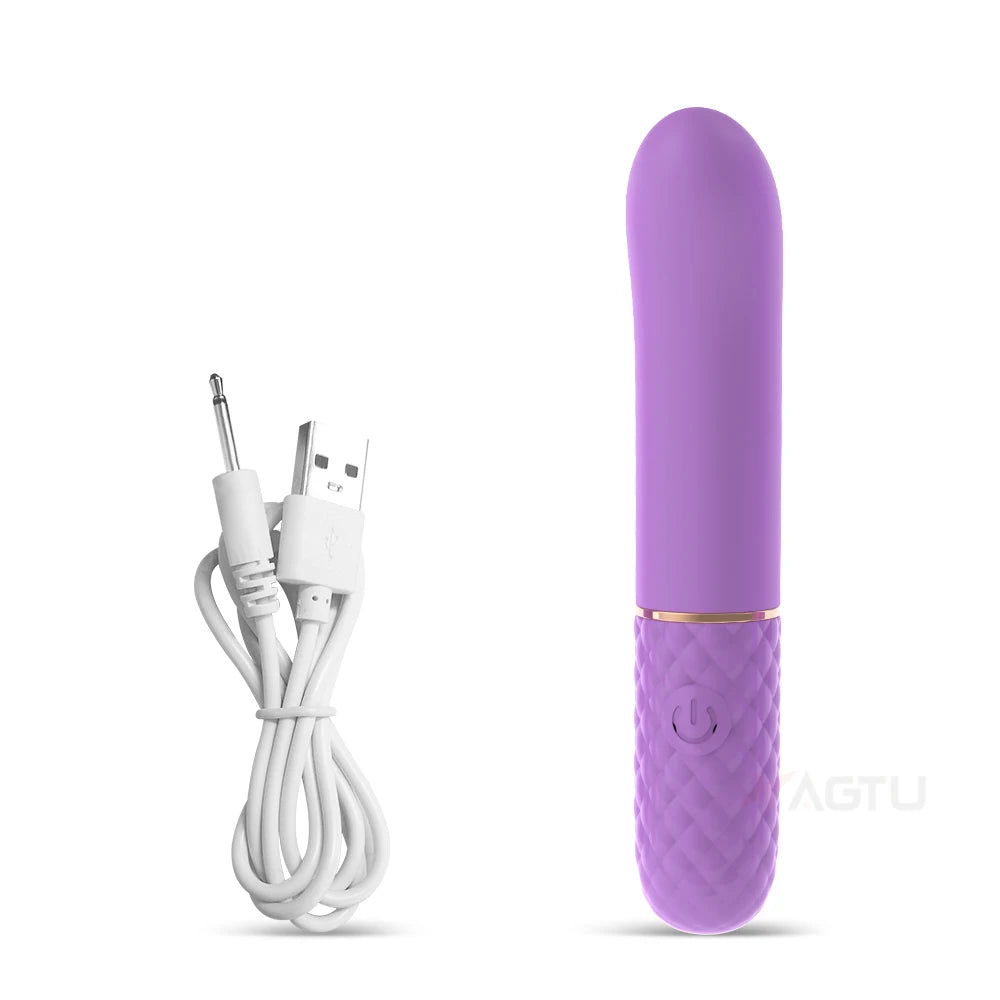 Mini vibromasseur rechargeable – compact & puissant