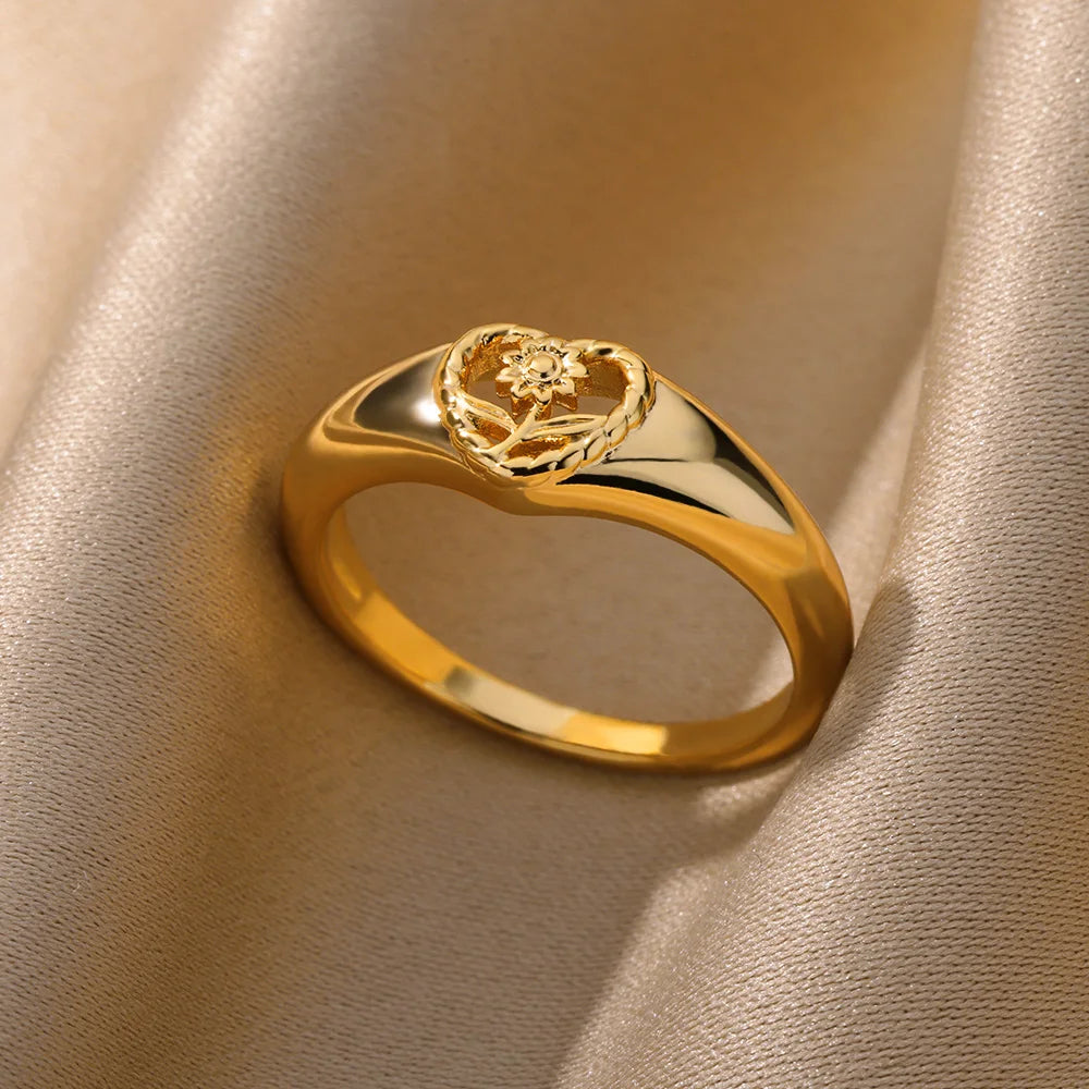 Bague Élégance Dorée – Éclat Intemporel