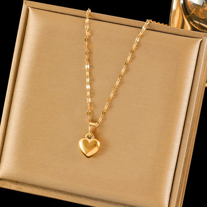 Parure de Bijoux "Cœur Sacré" – Acier Inoxydable