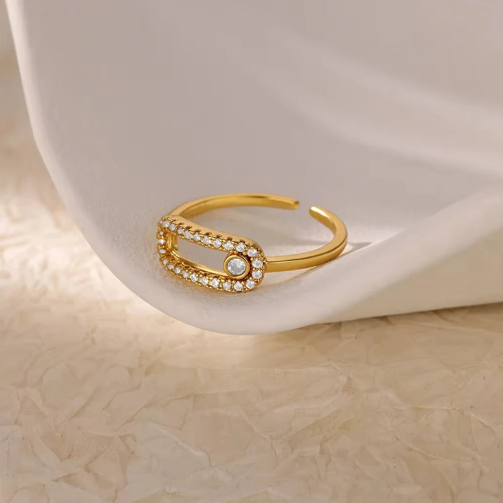 Bague Élégance Dorée – Éclat Intemporel