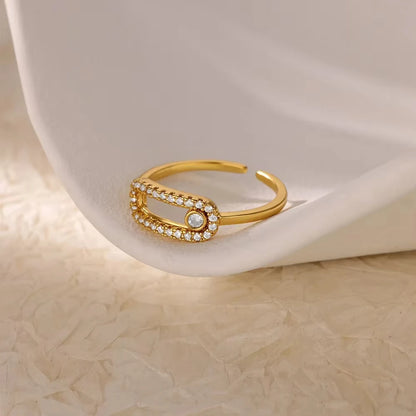 Bague Élégance Dorée – Éclat Intemporel