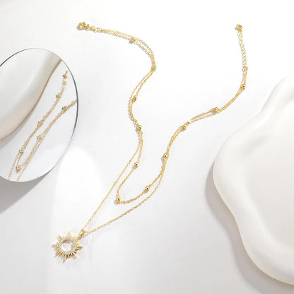 Collier Soleil Doré – Éclat & Élégance