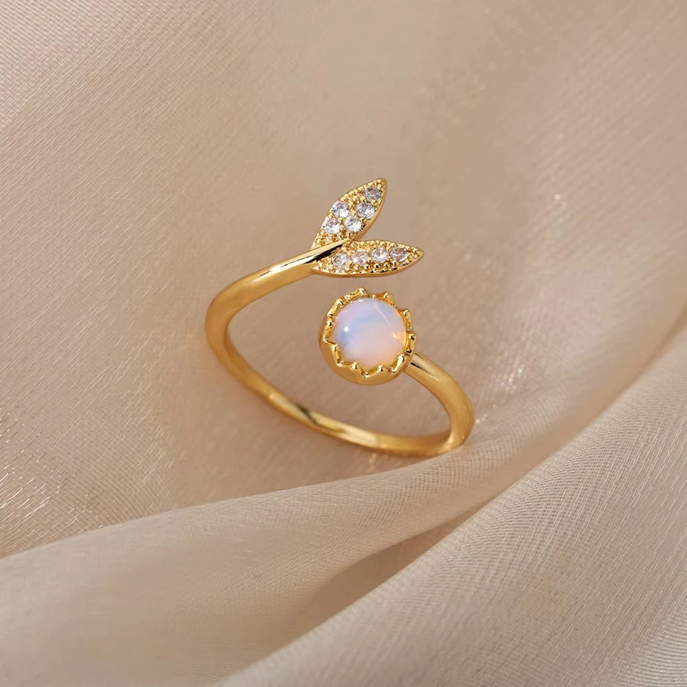 Bague Élégance Dorée – Éclat Intemporel