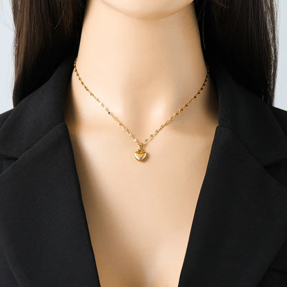 Parure de Bijoux "Cœur Sacré" – Acier Inoxydable