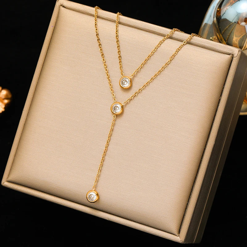 Collier pendentif – Acier inoxydable