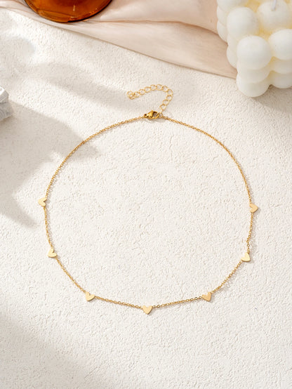 Collier cœur minimaliste – élégance délicate & intemporelle.