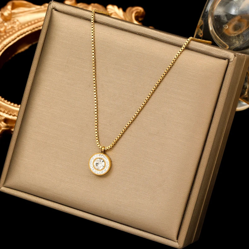 Collier pendentif – Acier inoxydable