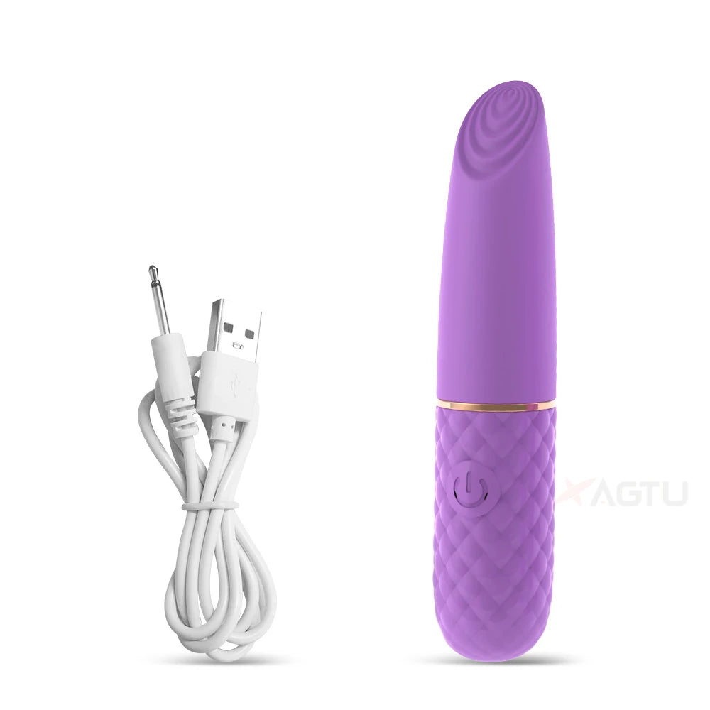 Mini vibromasseur rechargeable – compact & puissant