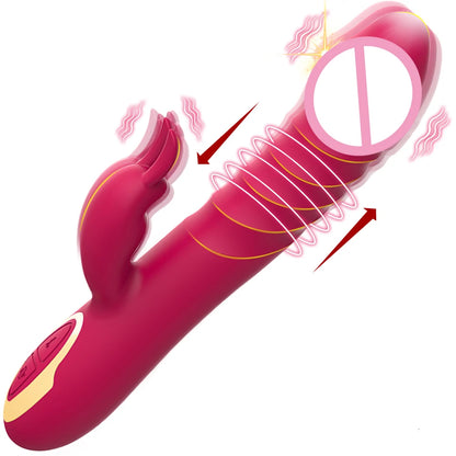 Vibromasseur Rabbit à Poussée – Stimulation G-Spot & Clitoridienne