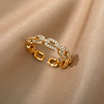Bague Élégance Dorée – Éclat Intemporel