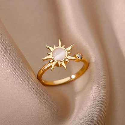 Bague Élégance Dorée – Éclat Intemporel