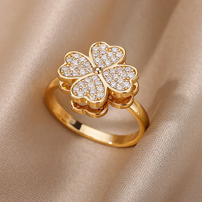 Bague Élégance Dorée – Éclat Intemporel