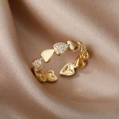 Bague Élégance Dorée – Éclat Intemporel